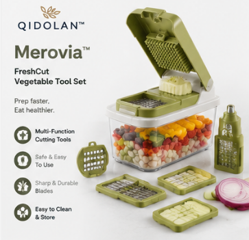 QIDOLAN™ Merovia™ FreshCut Vegetable Tool Set